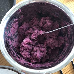 【减脂期】冰皮紫薯红豆月饼的做法 步骤2