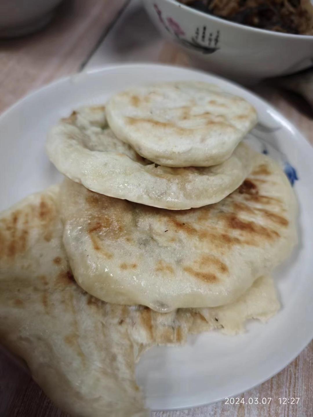 超喧软的馅饼，冷了也不会变硬，全程不用揉面