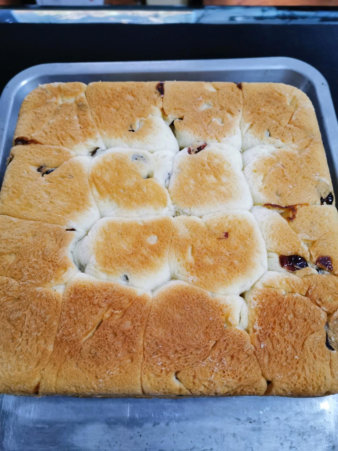 葡萄干面包呀真呀么真简单！