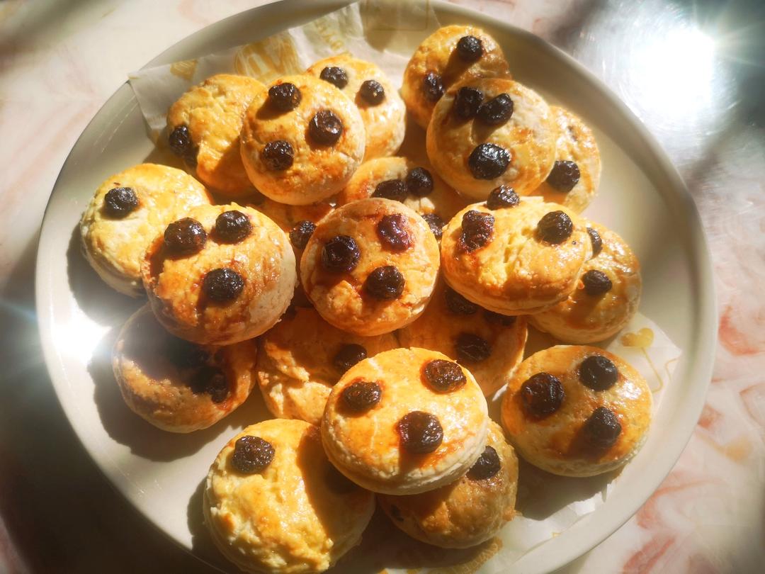 椰子油蔓越莓司康