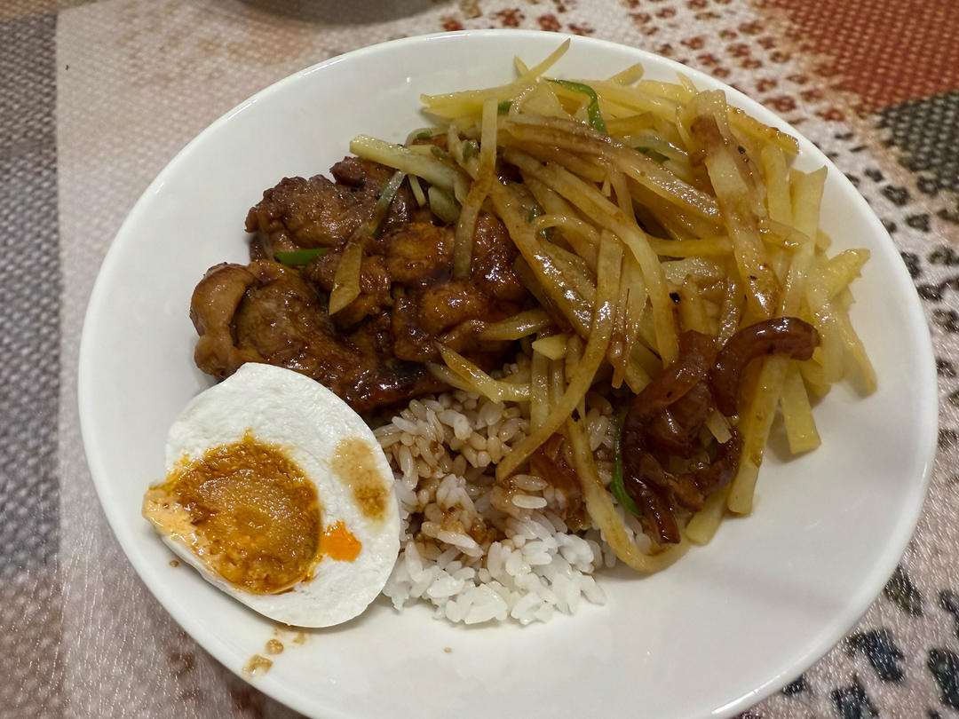 照烧鸡腿饭