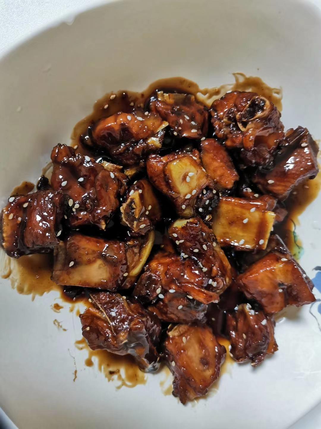 糖醋排骨/糖醋小排（不放油）（12345口诀做出正宗上海本帮）