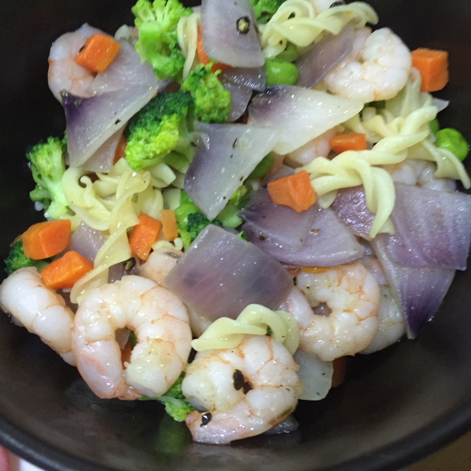 【山姆通心粉】虾仁时蔬炒意粉