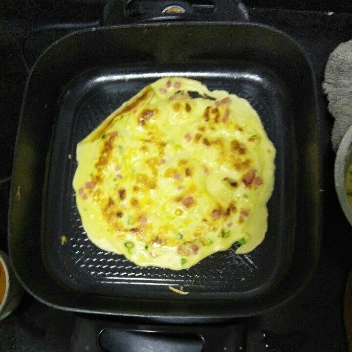 葱花鸡蛋饼