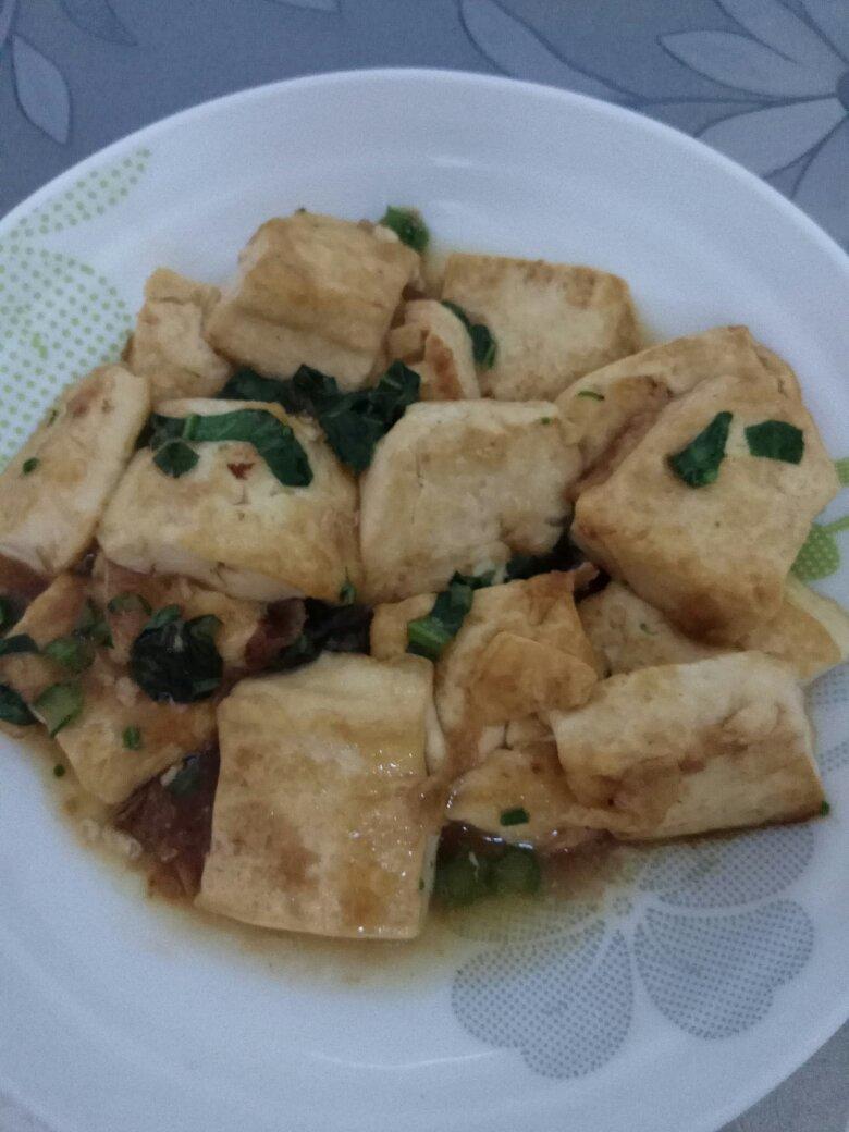 蚝油煎豆腐