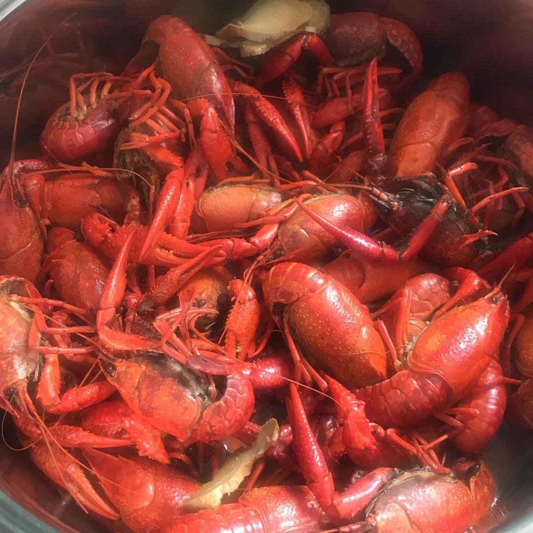 白灼小龙虾