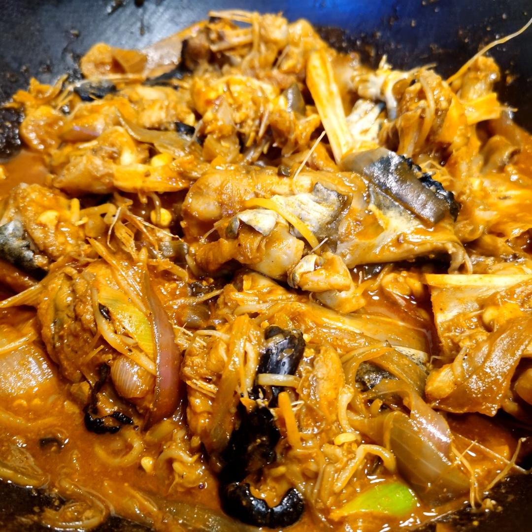 아귀찜韩式辣炒安康鱼适合下酒的炖海鲜下饭小菜