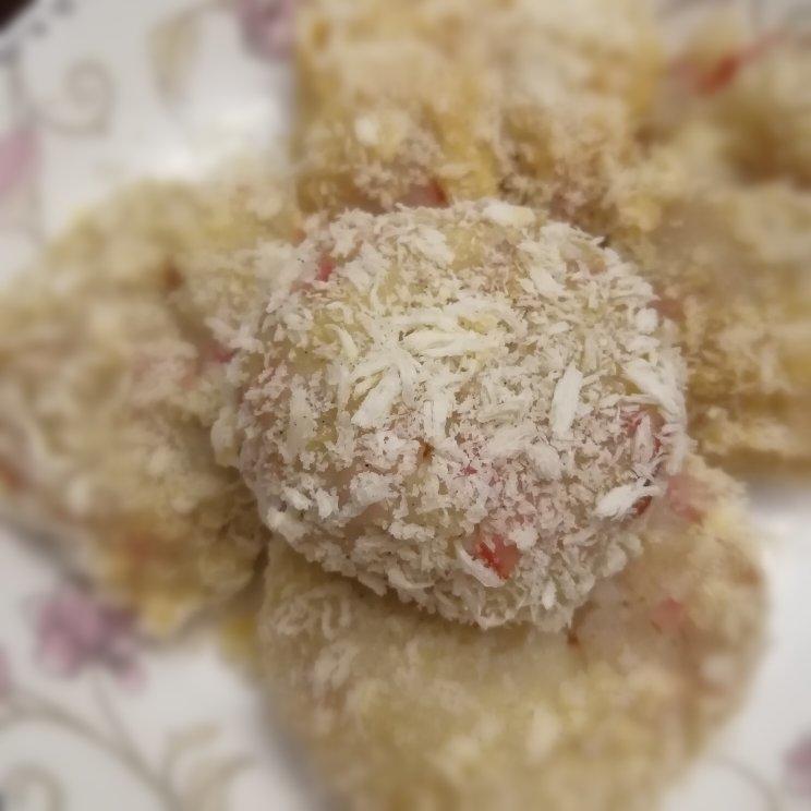 雪花流心芝士饼