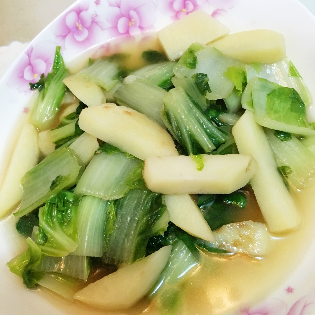 小白菜炖土豆