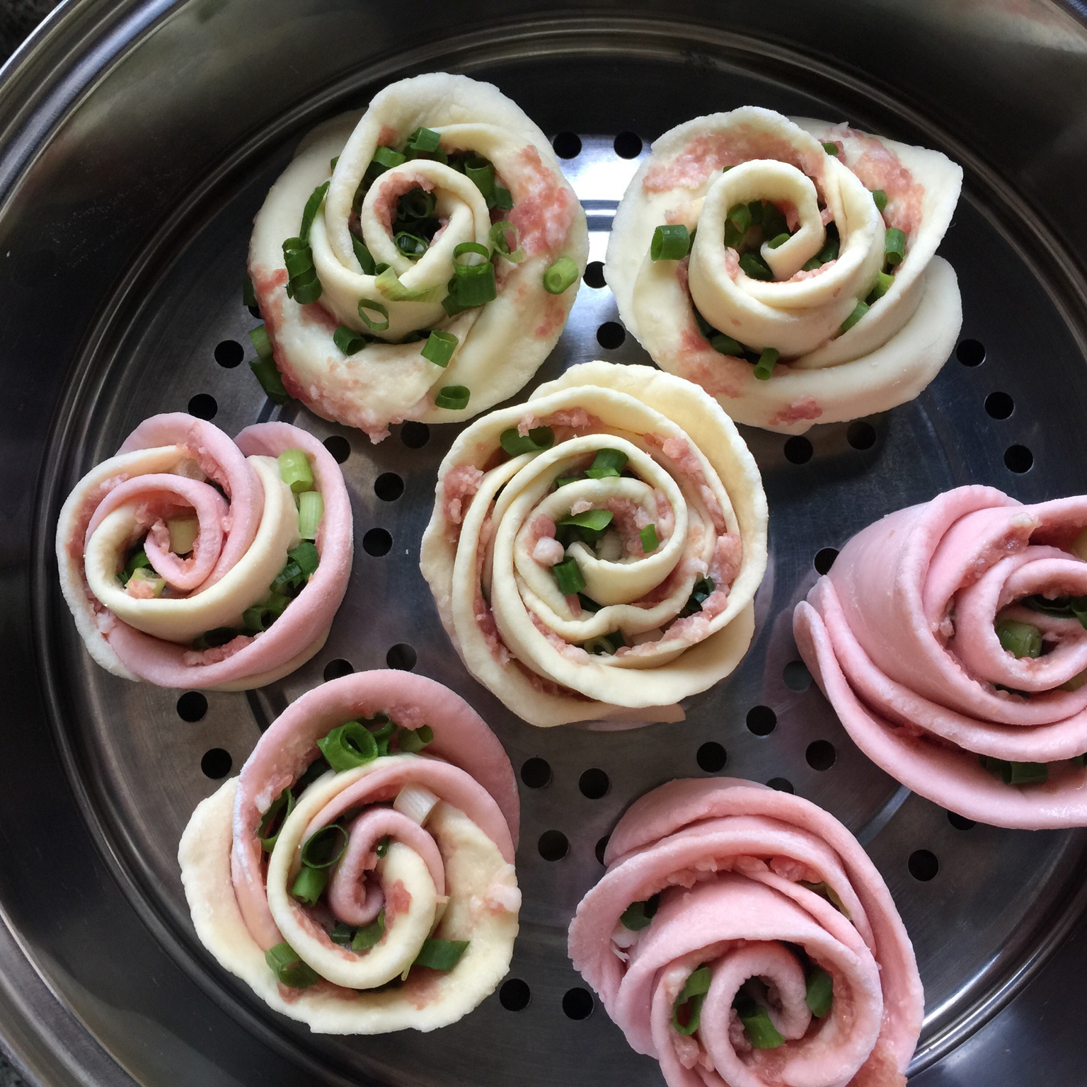 玫瑰花馒头