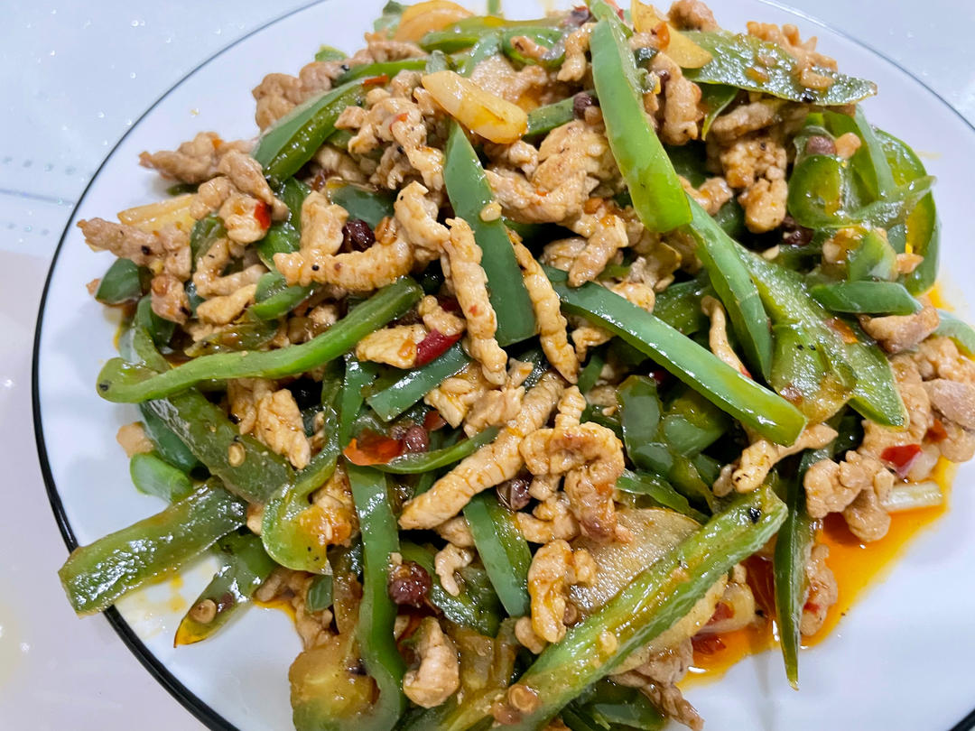 青椒牛肉丝