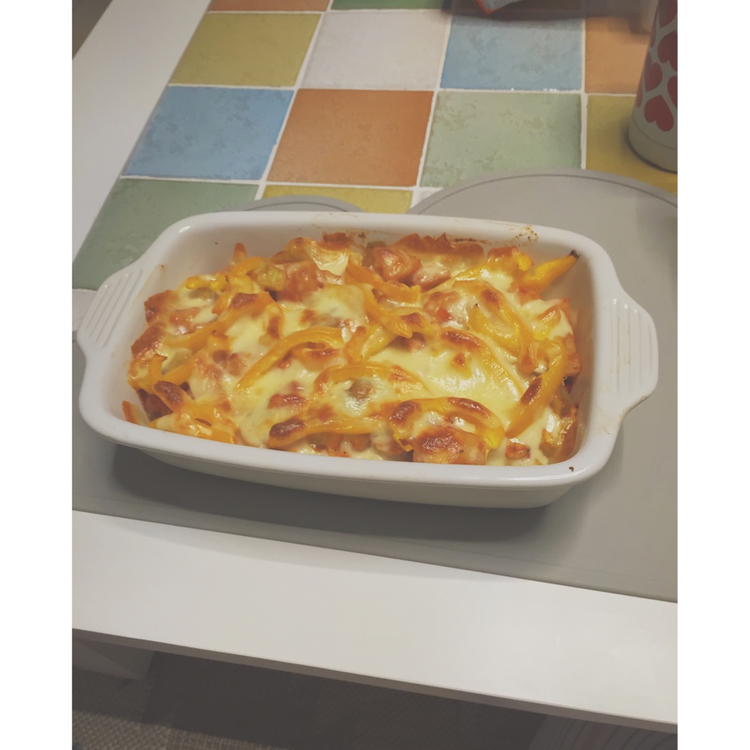 番茄鸡肉浓情焗饭【两人份】