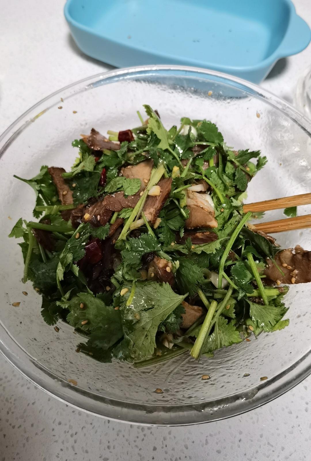 超级快手香菜拌牛肉