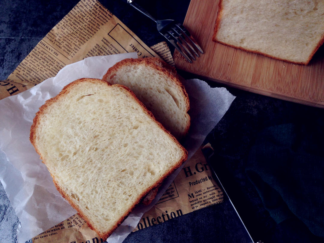 纯奶手撕吐司的做法 步骤1