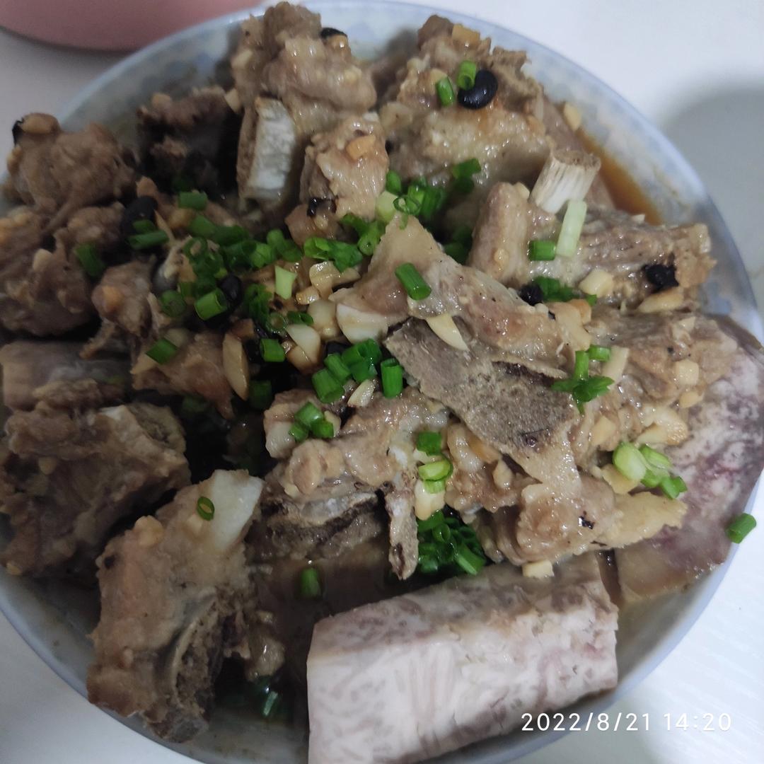 豉汁排骨蒸香芋