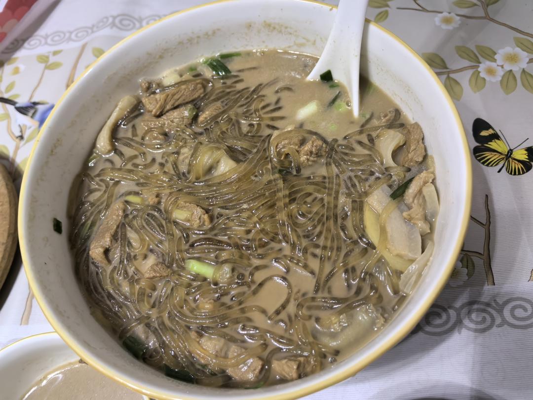 沙蒜豆面