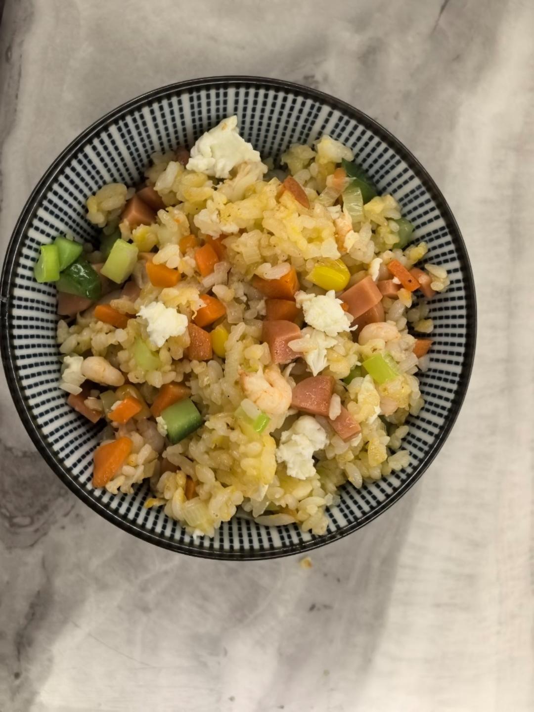 炒米饭蛋炒饭二十分钟快手家常