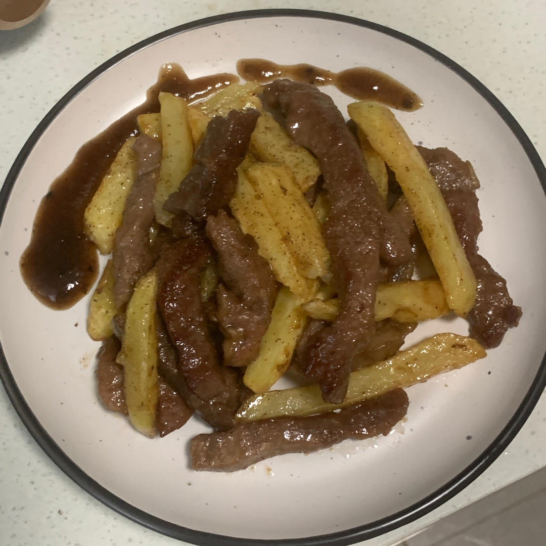 嫩滑多汁‼️一口就上瘾的㊙️牛排土豆煎锅