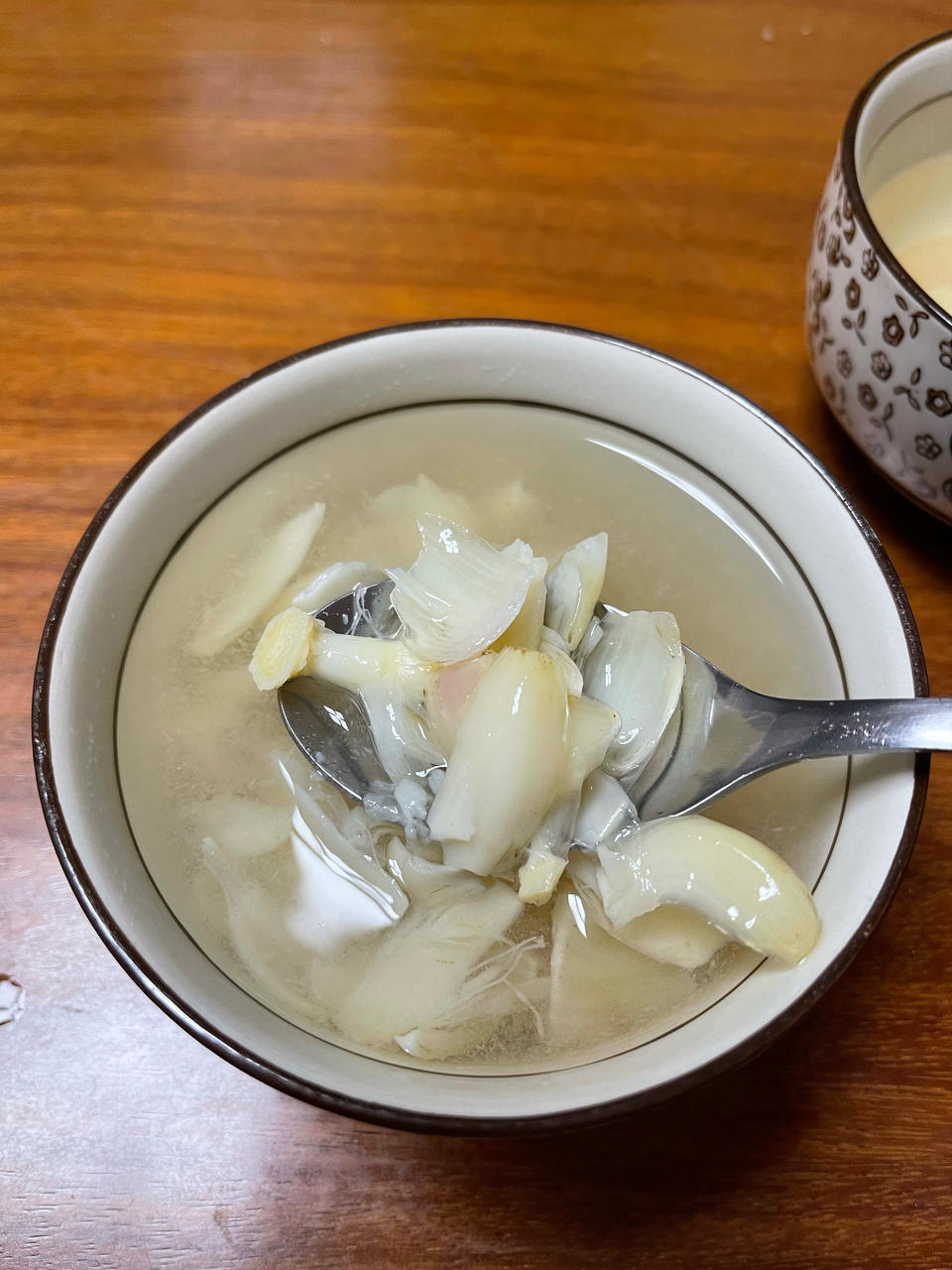 溜达的蛋糕做的百合汤