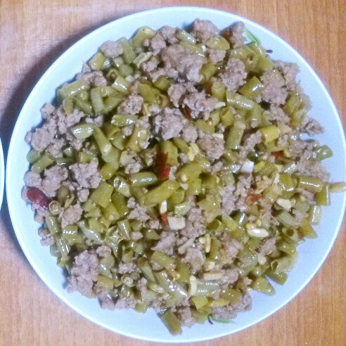 肉末酸豆角