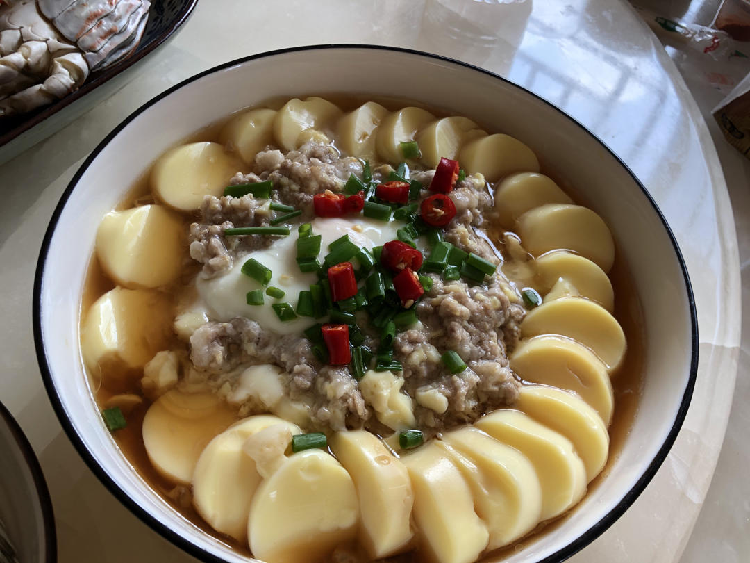 日本豆腐蒸肉沫