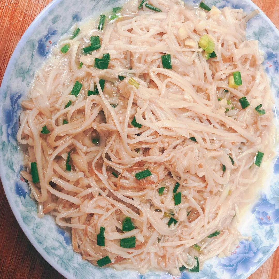 蒜蓉蒸金针菇