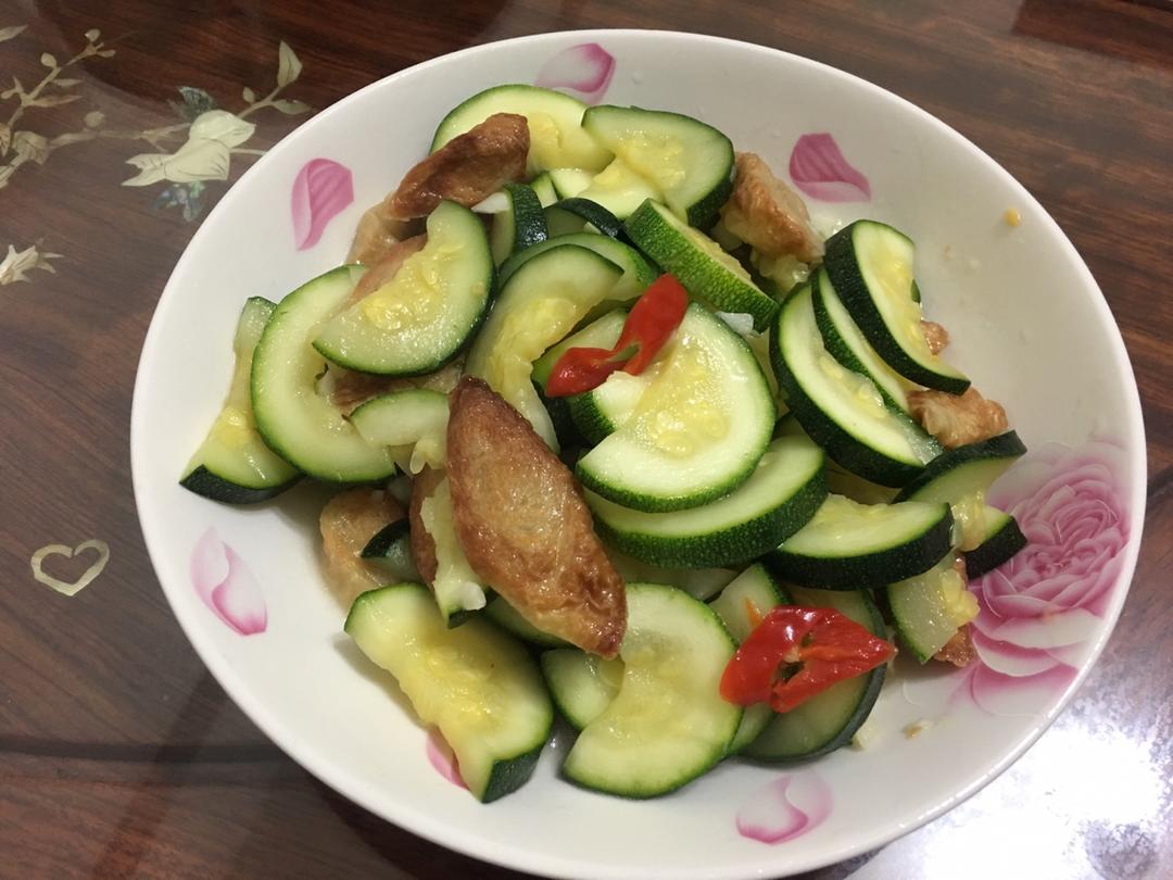 節瓜炒麵腸