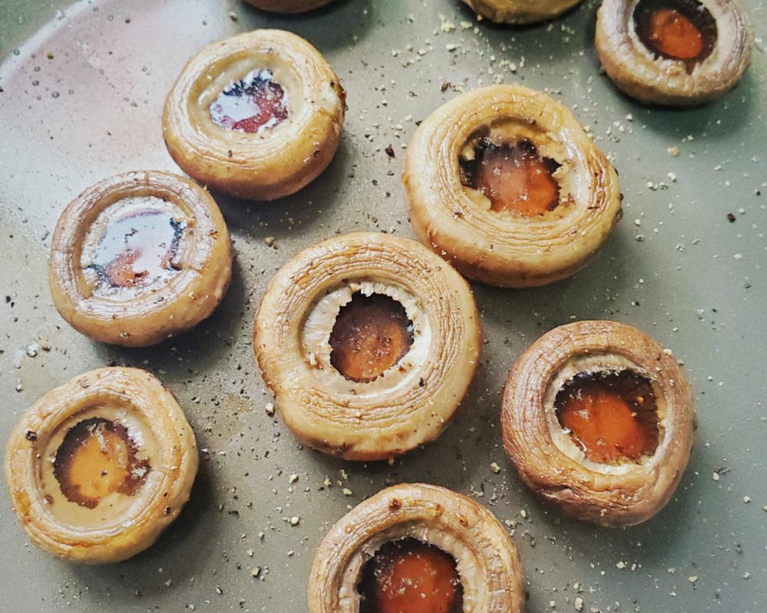 超简单·香煎口蘑