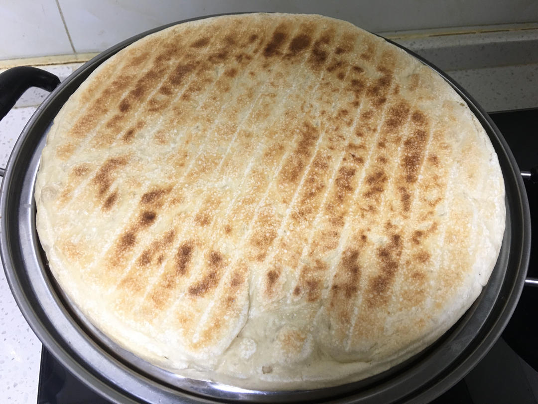 电饼铛版白面烙饼烧饼锅盔