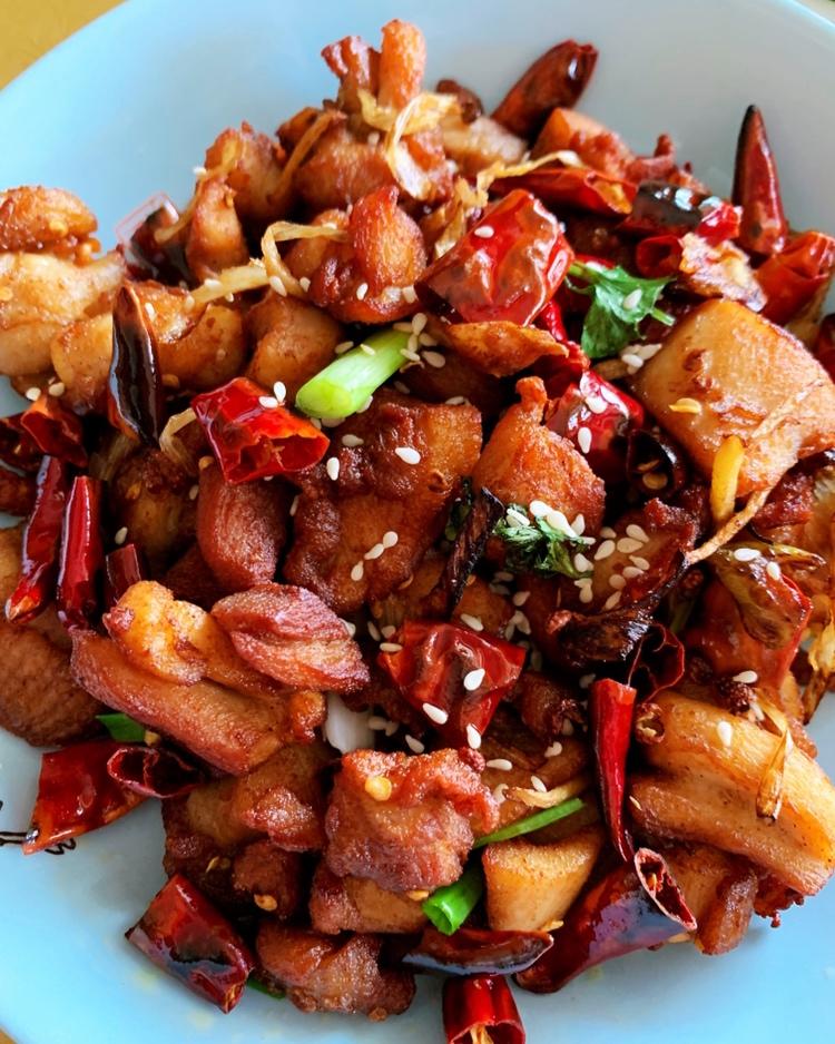 家常菜 辣子鸡 兰姐姐下厨房做的辣子鸡