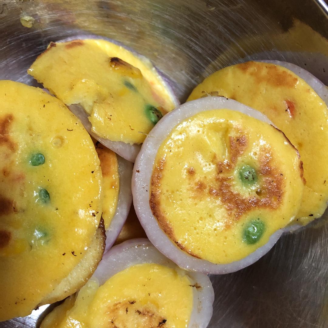 洋葱圈蛋饼