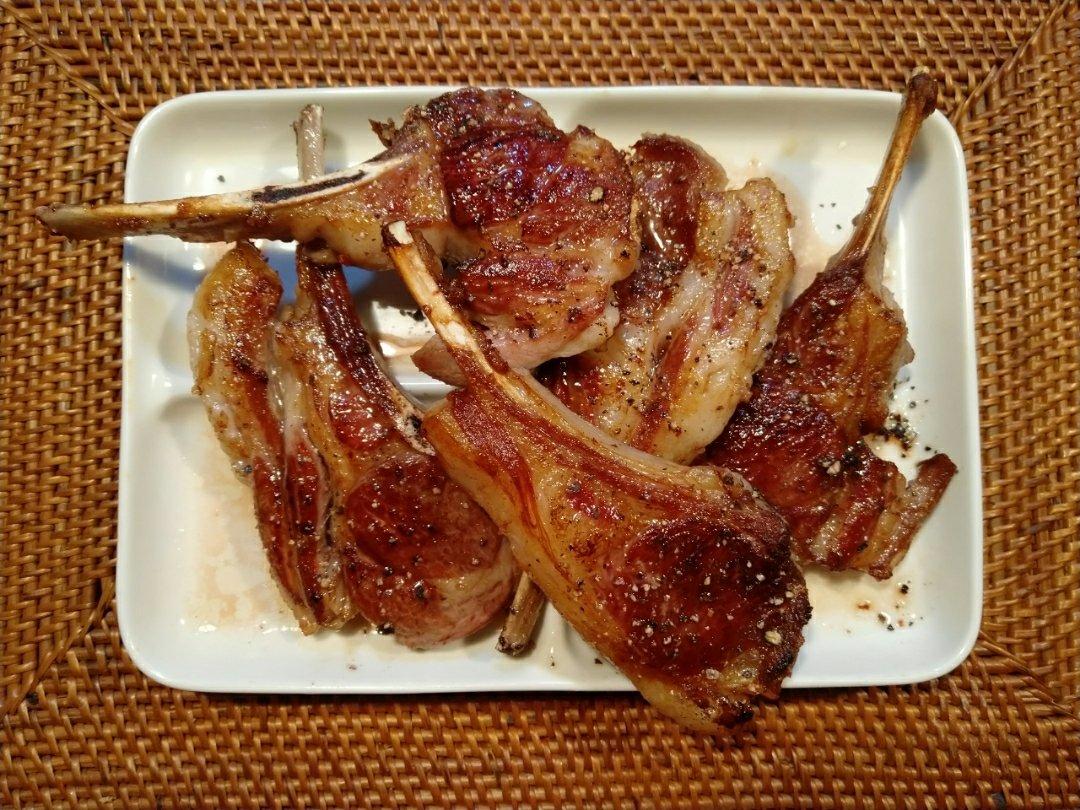 蒜香煎羊排