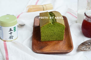 抹茶磅蛋糕—海氏厨师机打发黄油版的做法 步骤12