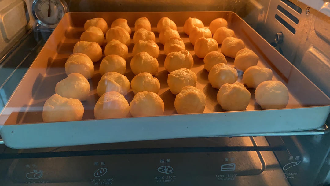 简单易成功的奶油小泡芙做法