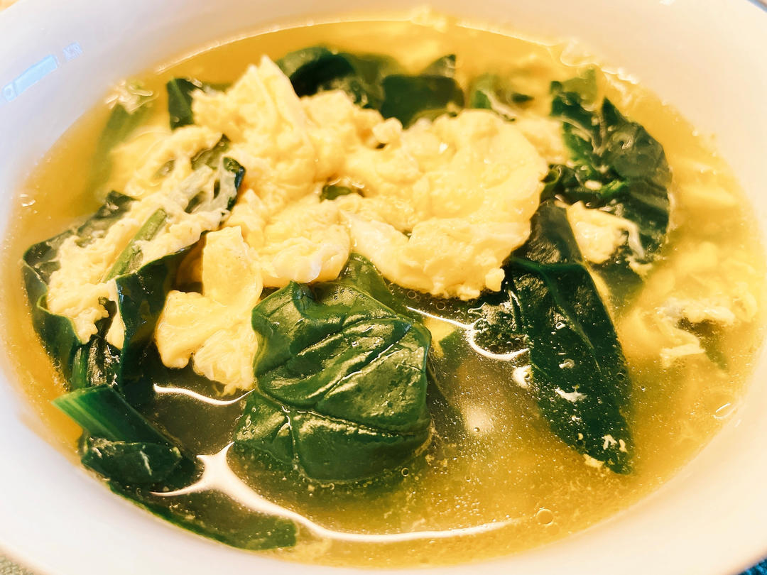 菠菜鸡蛋汤