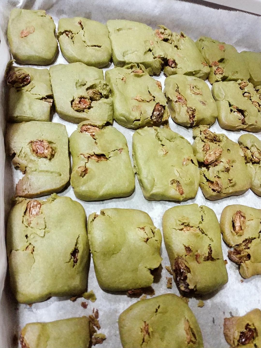 抹茶蔓越莓饼干