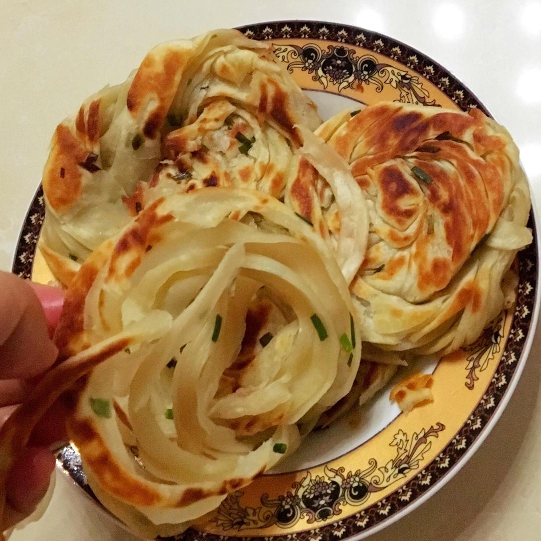 葱花手抓饼