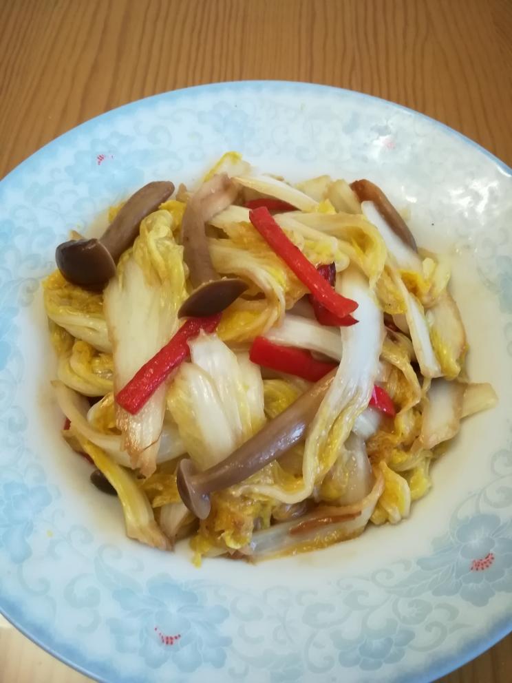 [纯素Vegan］鹿茸菇炒娃娃菜的做法