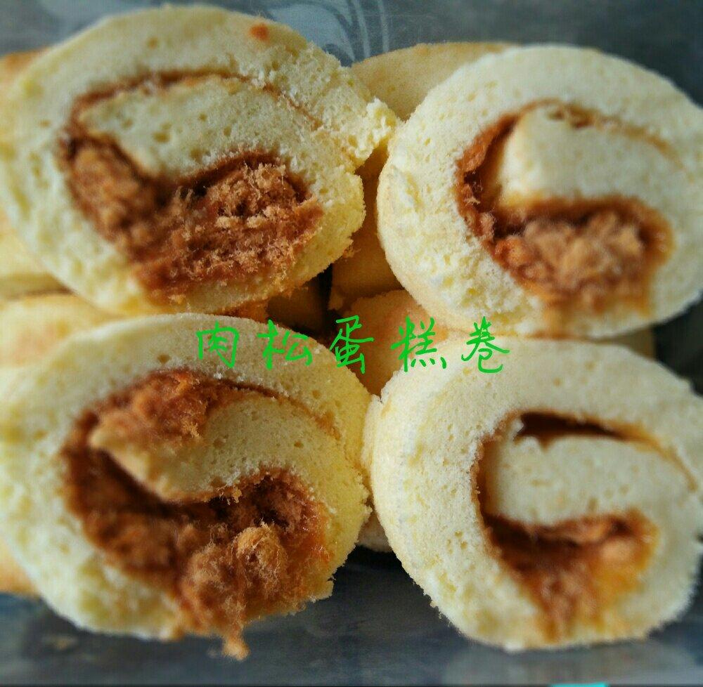 香葱肉松蛋糕卷