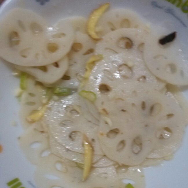 凉拌莲藕片