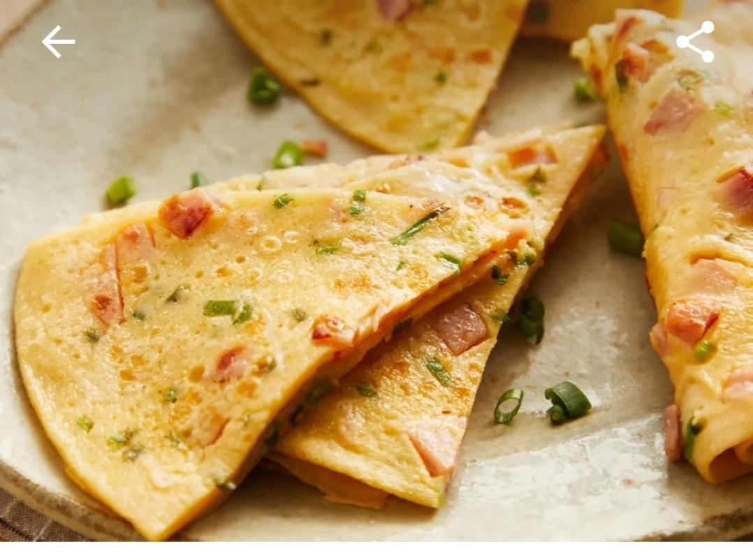 早餐：鸡蛋饼（孩子的早餐），原味鸡蛋饼（一日三餐），西兰花胡萝卜鸡蛋饼，茄子酿，山药红枣糕，西红柿鸡蛋饼，胡萝卜糯米粉饼（美善品小美食谱）