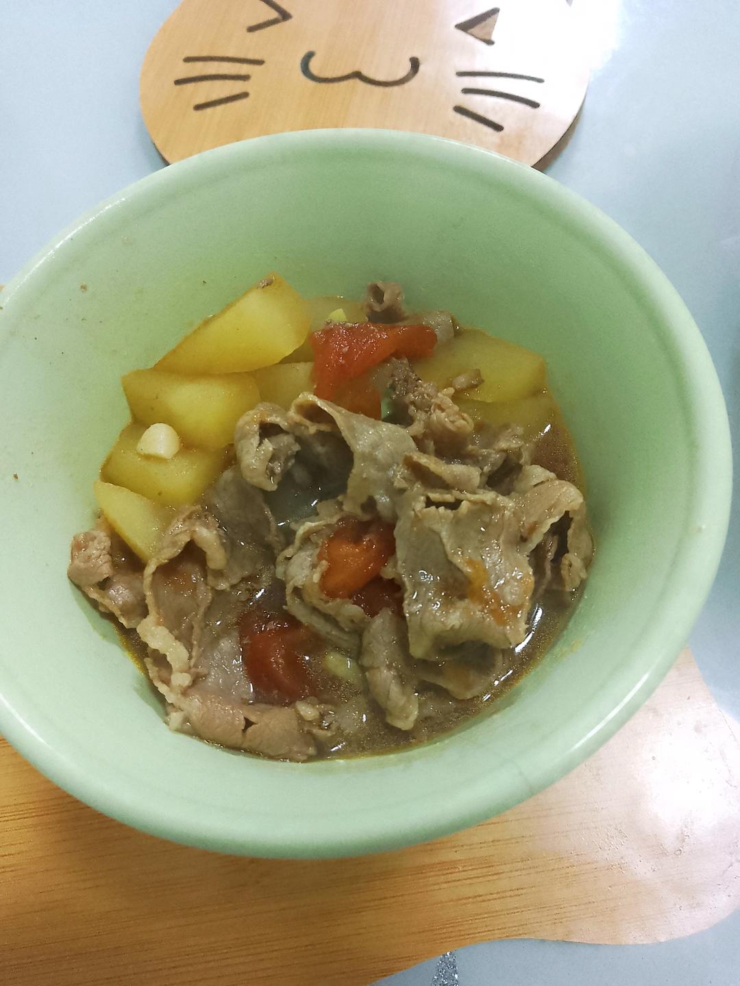 超开胃的番茄土豆肥牛汤‼️下米饭无敌了