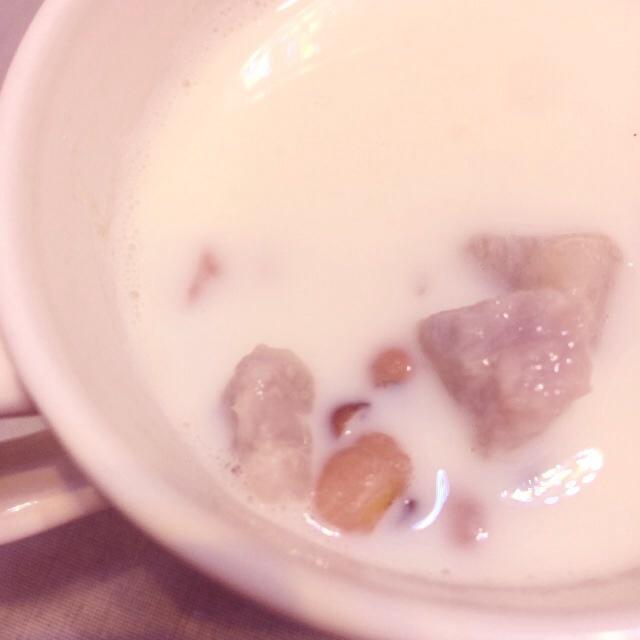 鲜芋薏米红豆奶茶（牛奶）的做法