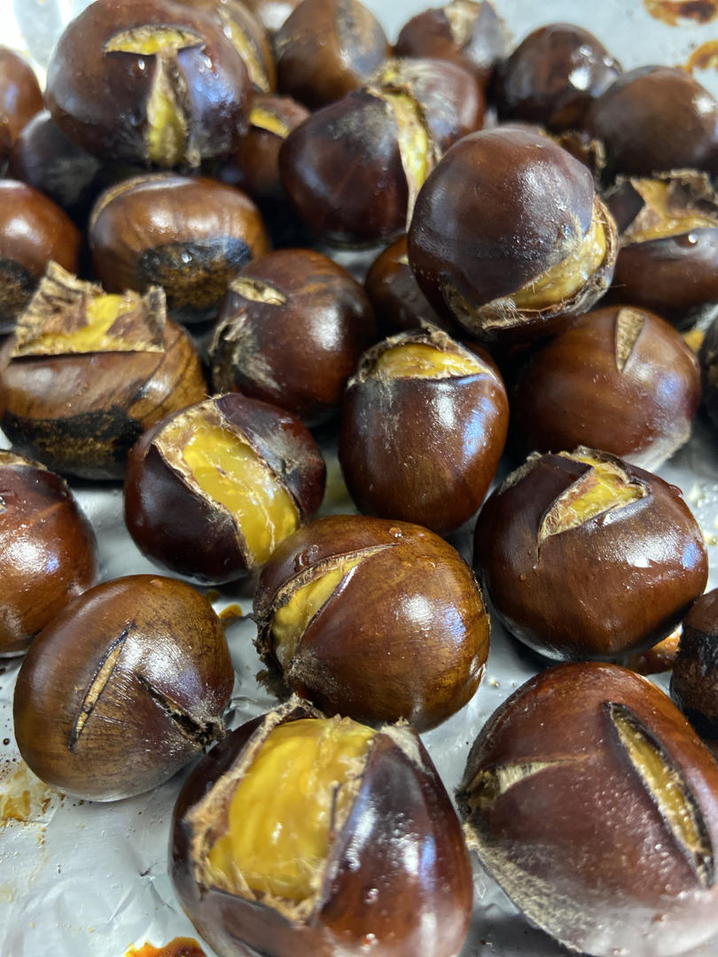 蜂蜜烤栗子（烤箱）