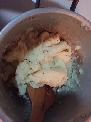 黄金土豆芝士（起丝）鸡肉球的做法 步骤1