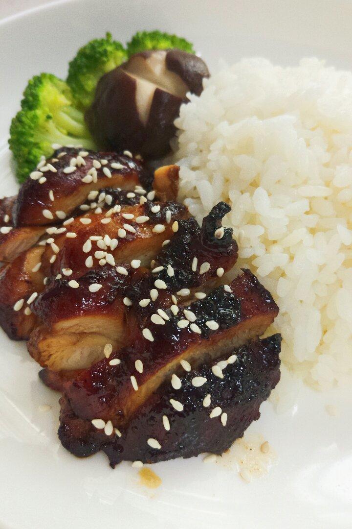 照烧鸡腿饭