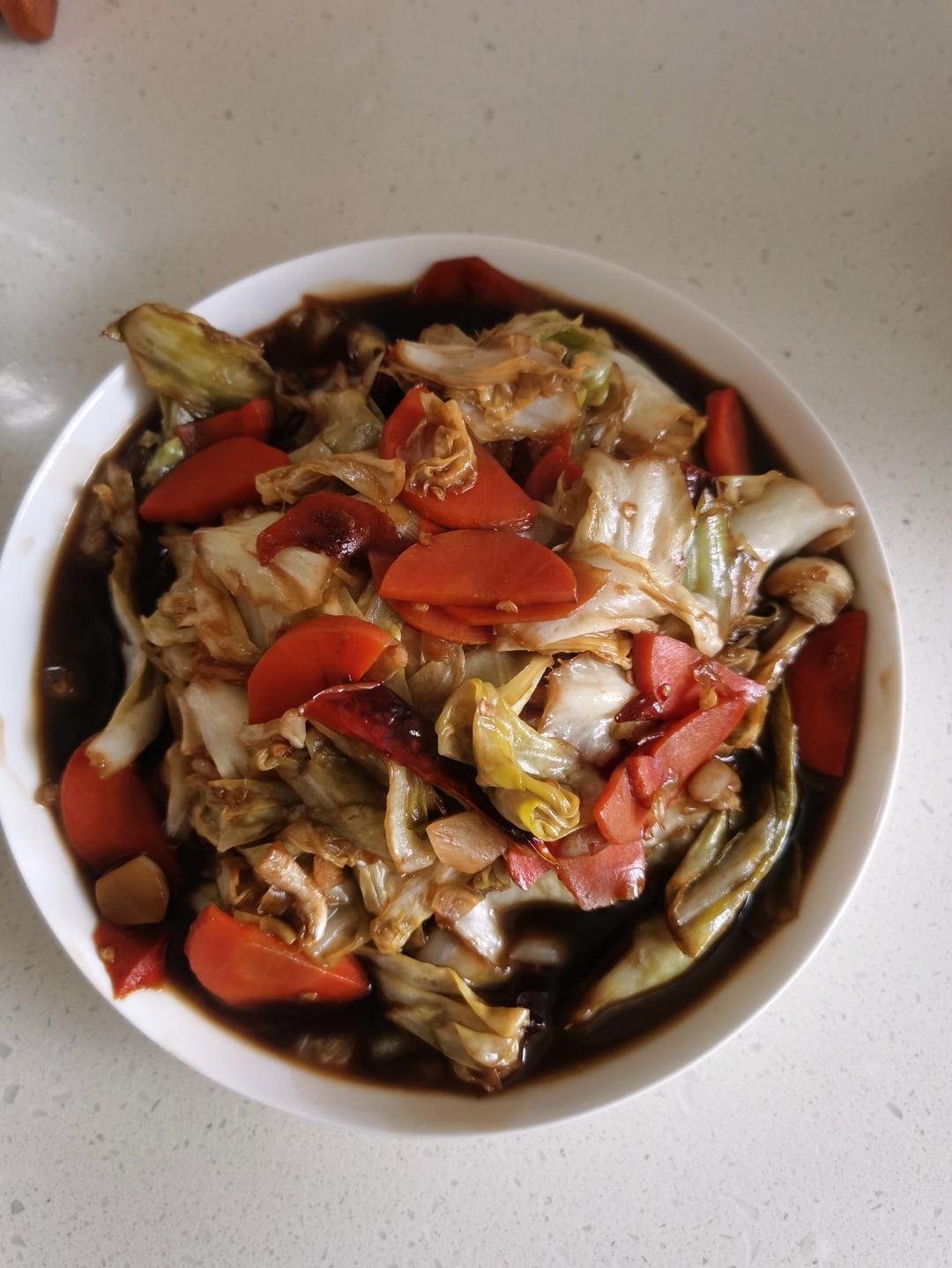 ㊙️巨好吃的干煸手撕包菜～酸辣开胃又下饭