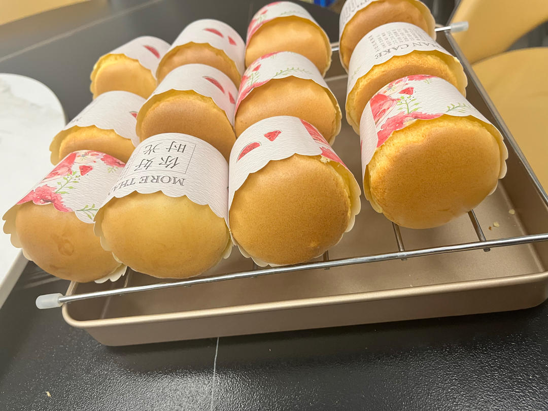 纸杯蛋糕 8寸戚风蛋糕的量