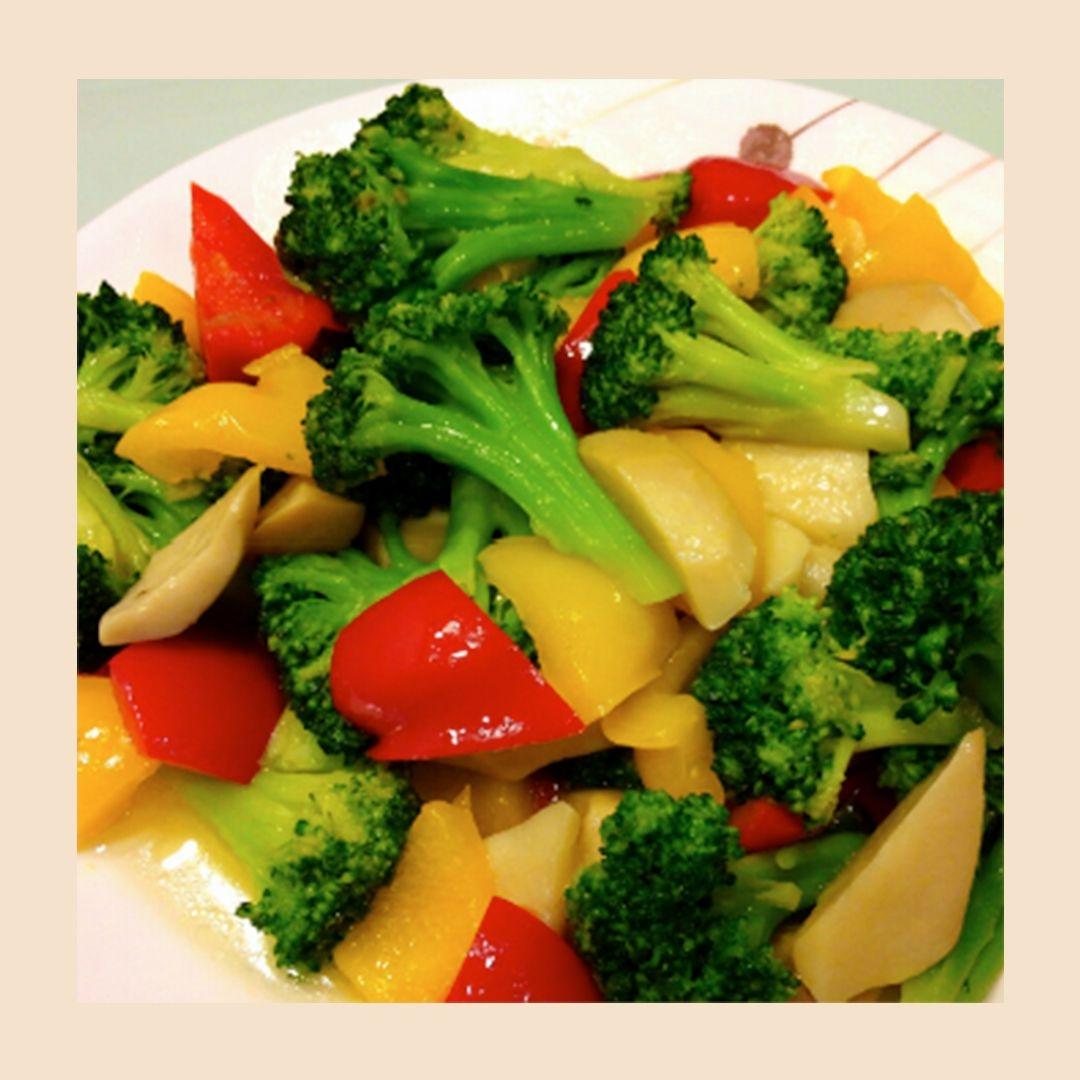 低脂低卡又爽口的清炒时蔬，赶紧做起来！