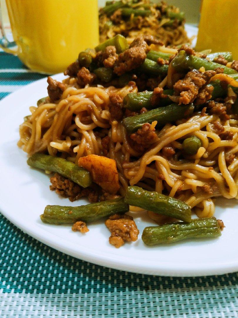 扁豆焖面
